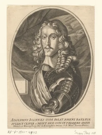 Portret van Johan Adolf I Palts-Kleeburg