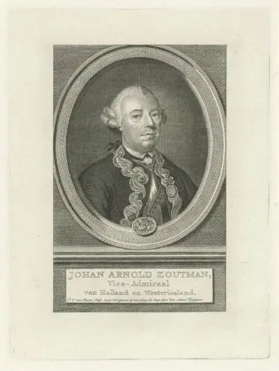 Portret van Johan Arnold Zoutman