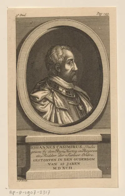Portret van Johan Casimir van Palts-Lautern