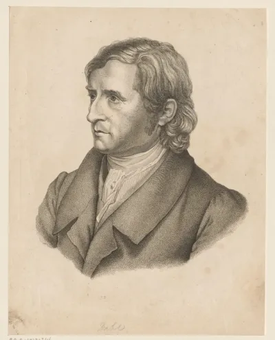 Portret van Johan Christian Clausen Dahl