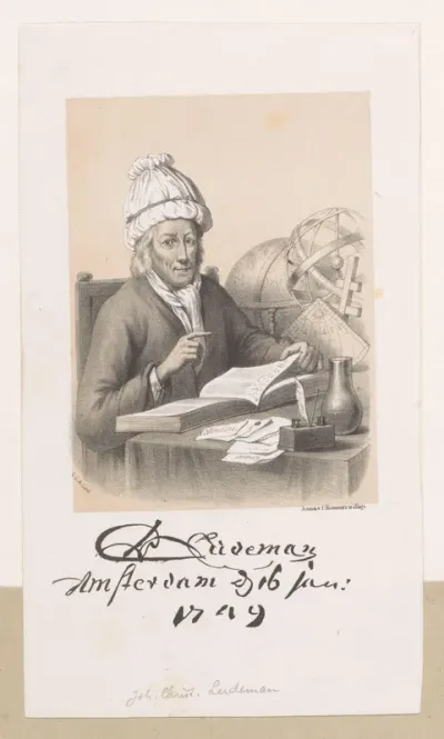 Portret van Johan Christophorus Ludeman