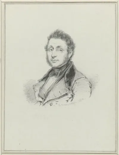Portret van Johan David Zocher