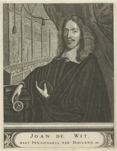 Portret van Johan de Witt