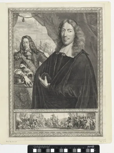 Portret van Johan de Witt en Cornelis de Witt