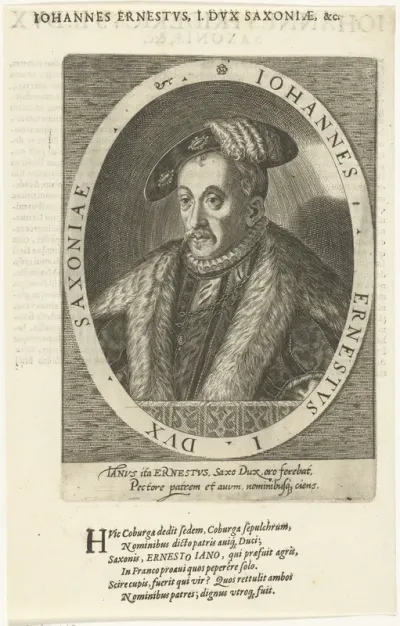 Portret van Johan Ernst I, hertog van Saksen-Coburg