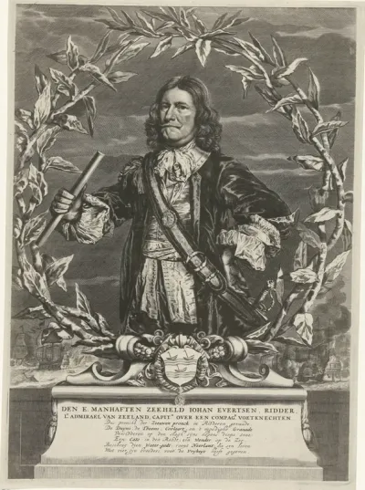Portret van Johan Evertsen