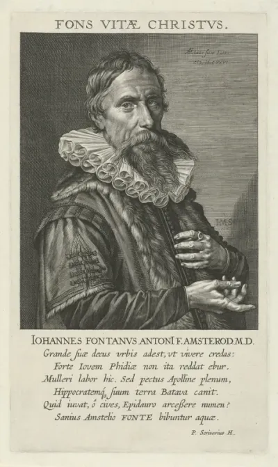 Portret van Johan Fonteyn