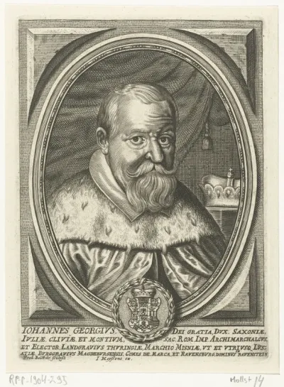 Portret van Johan Georg I