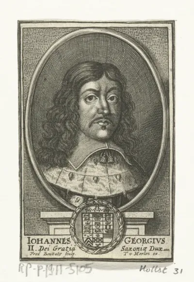 Portret van Johan Georg II