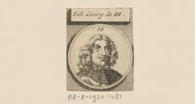 Portret van Johan Georg III, keurvorst van Saksen