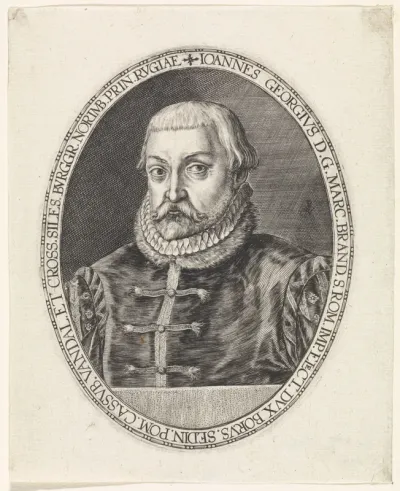 Portret van Johan George van Brandenburg