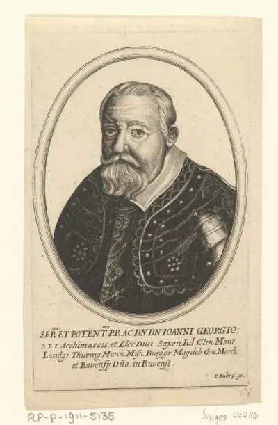 Portret van Johan George van Saksen