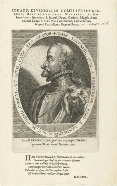 Portret van Johan graaf van Khevenhüller