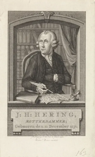 Portret van Johan Hendrik Hering