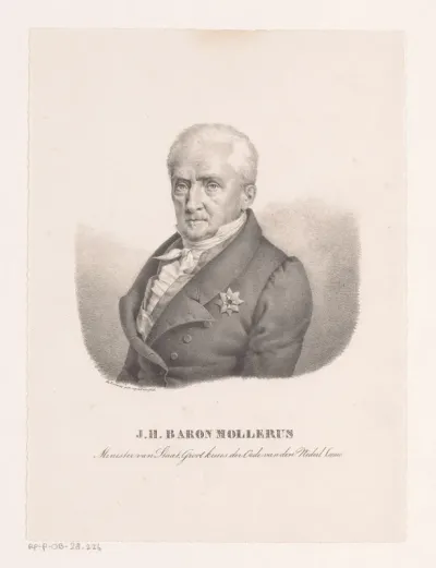 Portret van Johan Hendrik Mollerus