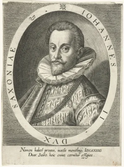Portret van Johan II hertog van Saksen