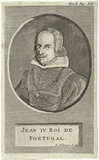 Portret van Johan IV koning van Portugal