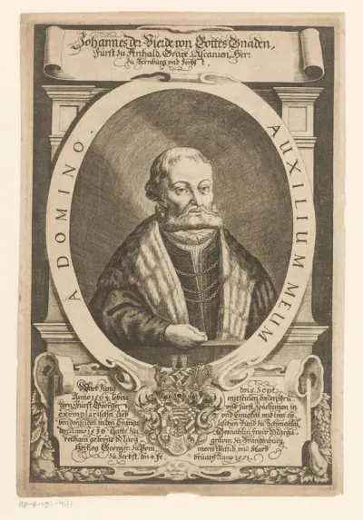 Portret van Johan IV van Anhalt