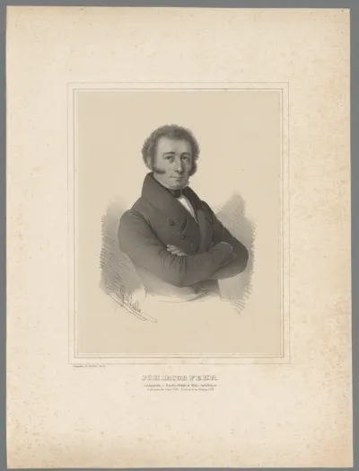 Portret van Johan Jacob Fehr