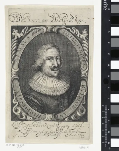 Portret van Johan Lenders Bourlon