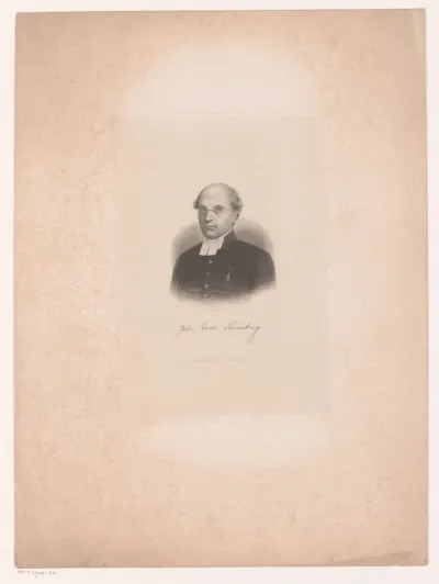 Portret van Johan Ludvig Runeberg
