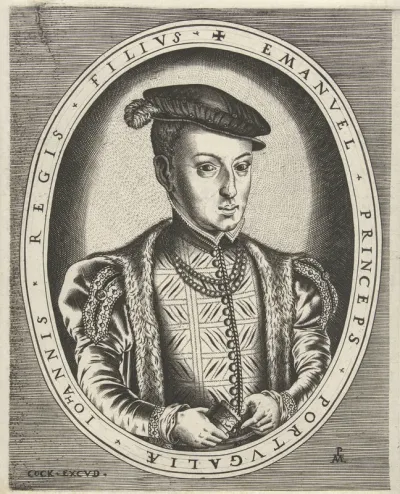 Portret van Johan Manuel van Portugal