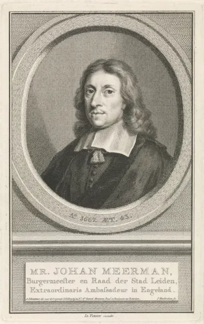 Portret van Johan Meerman