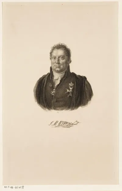 Portret van Johan Melchior Kemper