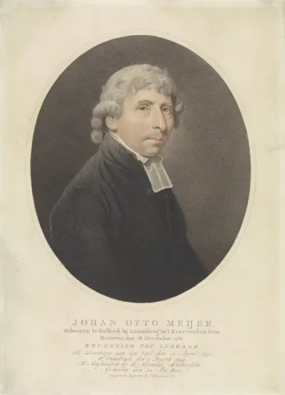 Portret van Johan Otto Meijer