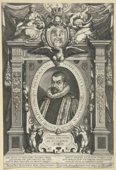 Portret van Johan Philips van Gebsattel, vorstbisschop van Bamberg