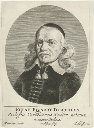 Portret van Johan Picardt