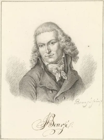 Portret van Johan Pieter Bourjé