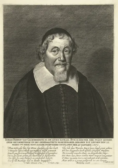 Portret van Johan Rippertsz. van Groenendijck op 69-jarige leeftijd