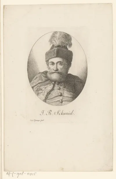 Portret van Johan Rudolf Schmid, Freiherr von Schwartenhorn