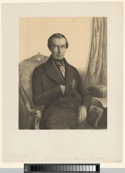 Portret van Johan Rudolf Thorbecke