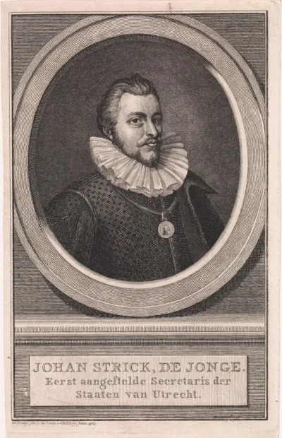 Portret van Johan Strick
