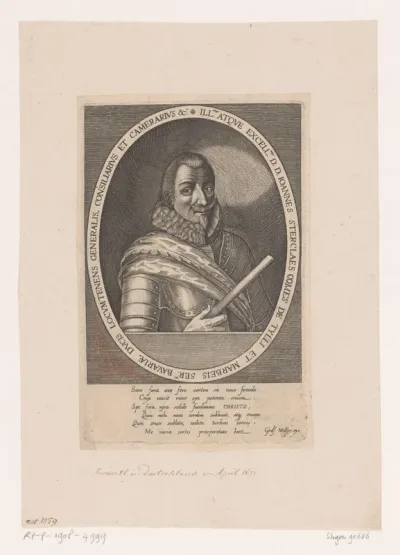 Portret van Johan 't Serclaes, graaf van Tilly