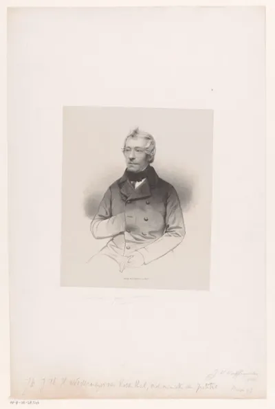 Portret van Johan Theodoor Hendrik Nedermeijer van Rosenthal