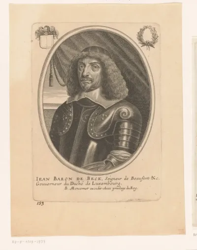 Portret van Johan van Beck