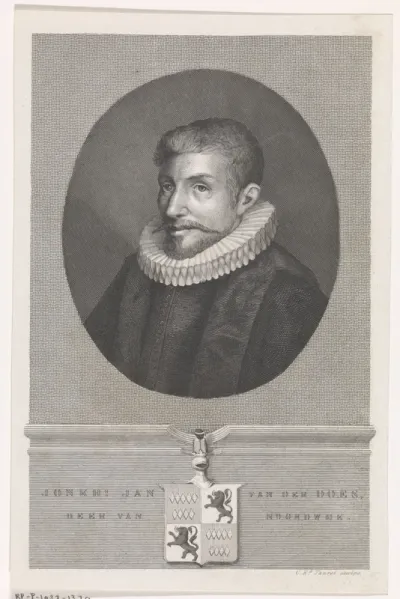 Portret van Johan van der Does, heer van Noordwijk