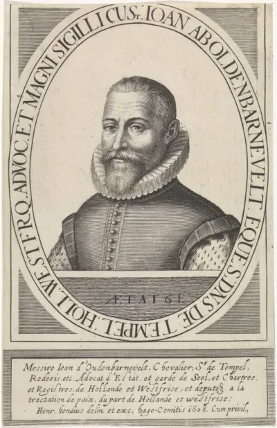 Portret van Johan van Oldenbarnevelt