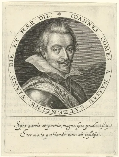 Portret van Johan VIII, graaf van Nassau-Siegen