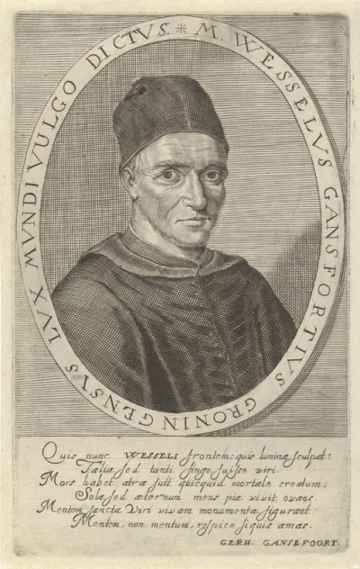 Portret van Johan Wessel Gansfoort