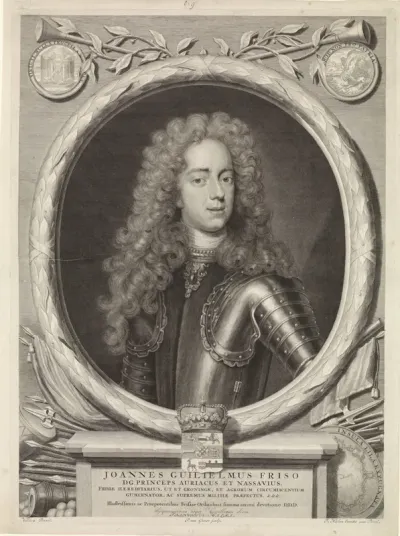 Portret van Johan Willem Friso, prins van Oranje-Nassau