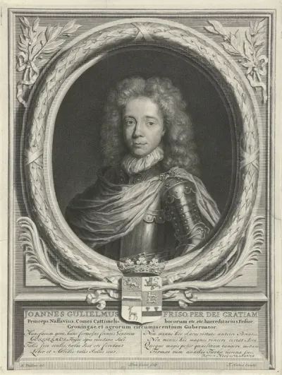 Portret van Johan Willem Friso