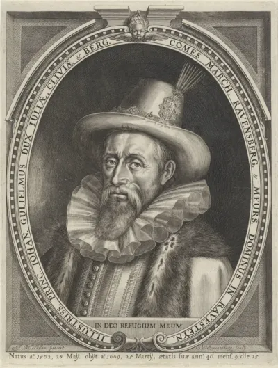 Portret van Johan Willem van Kleef