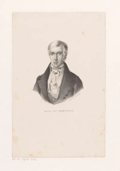 Portret van Johan Willem van Vredenburch