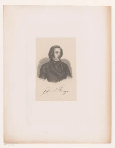 Portret van Johanes Ronge