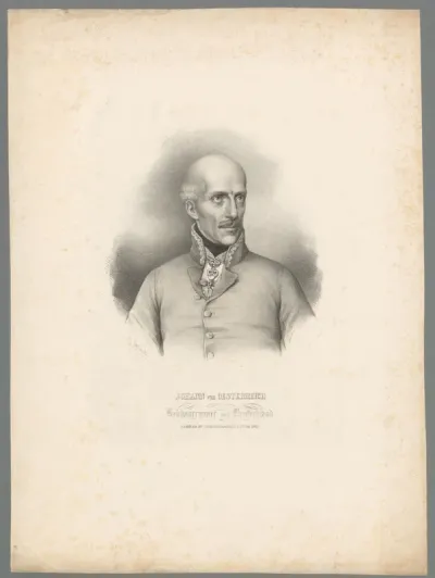 Portret van Johann, aartshertog van Oostenrijk