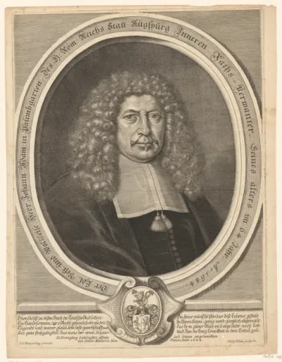 Portret van Johann Adam Paumgarten